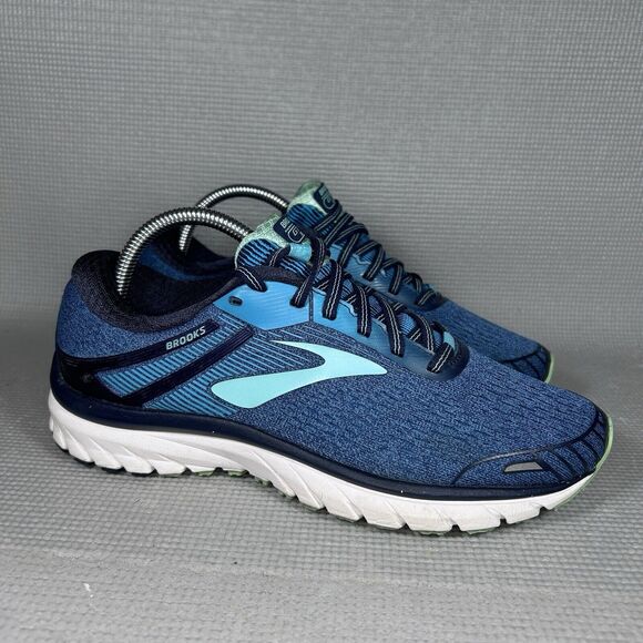 Brooks Adrenaline GTS DNA Womens 9B Medium Blue Running Training Athletic Shoes - Picture 2 of 11
